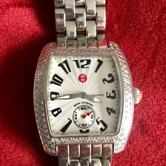 Michele Mini Urban Diamond Watch - Picture 5 of 11